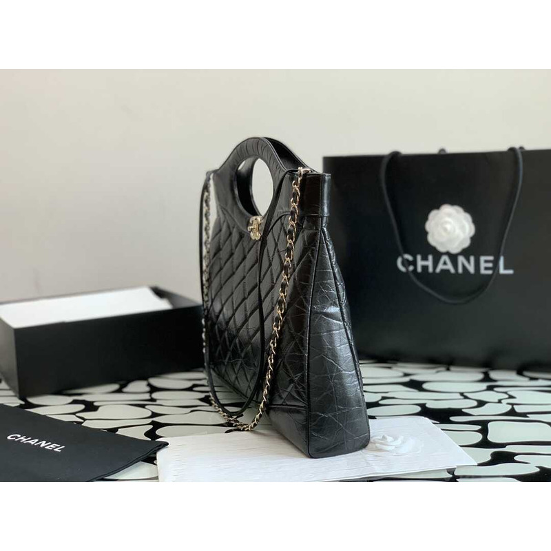 Ch*el 31 large shopping bag black