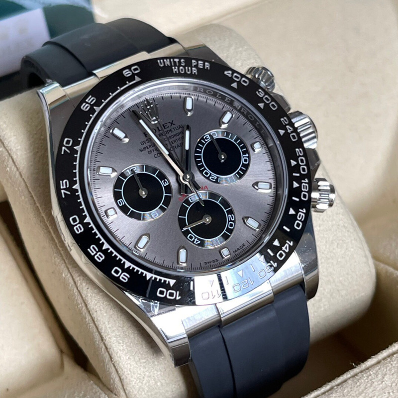 Rolex Daytona 116519LN Daytona Steel Dial Oysterflex