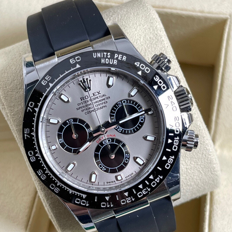 Rolex Daytona 116519LN Daytona Steel Dial Oysterflex