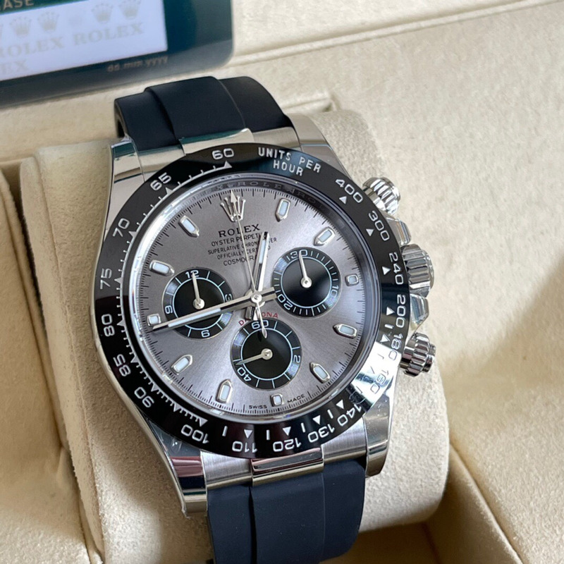 Rolex Daytona 116519LN Daytona Steel Dial Oysterflex