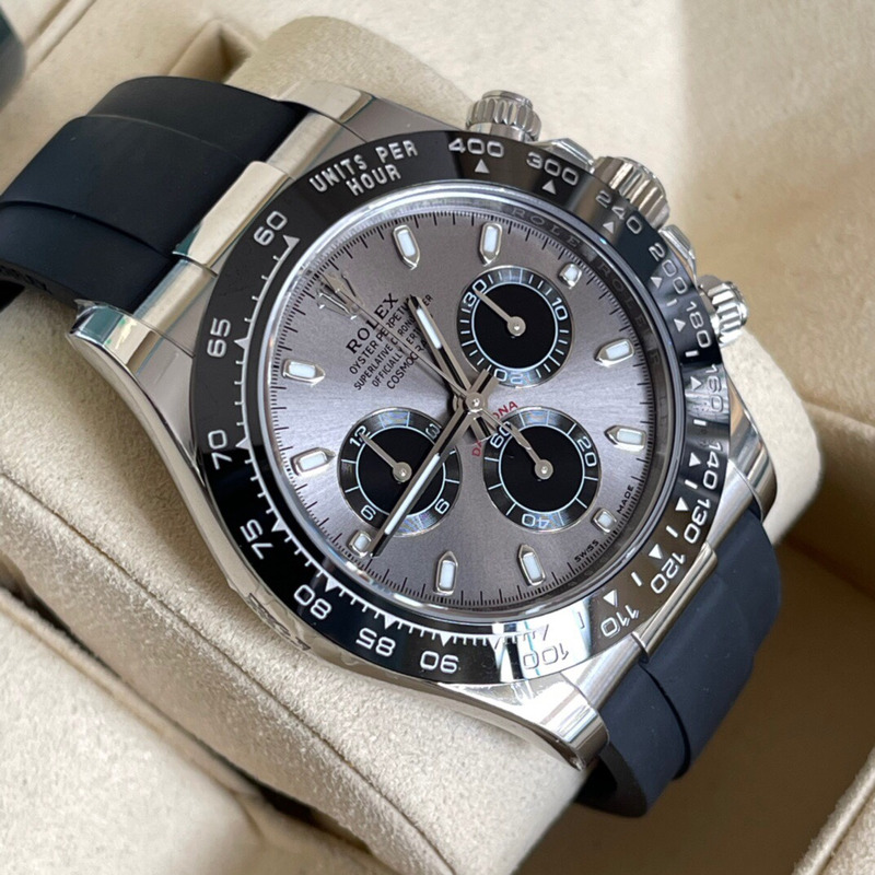 Rolex Daytona 116519LN Daytona Steel Dial Oysterflex