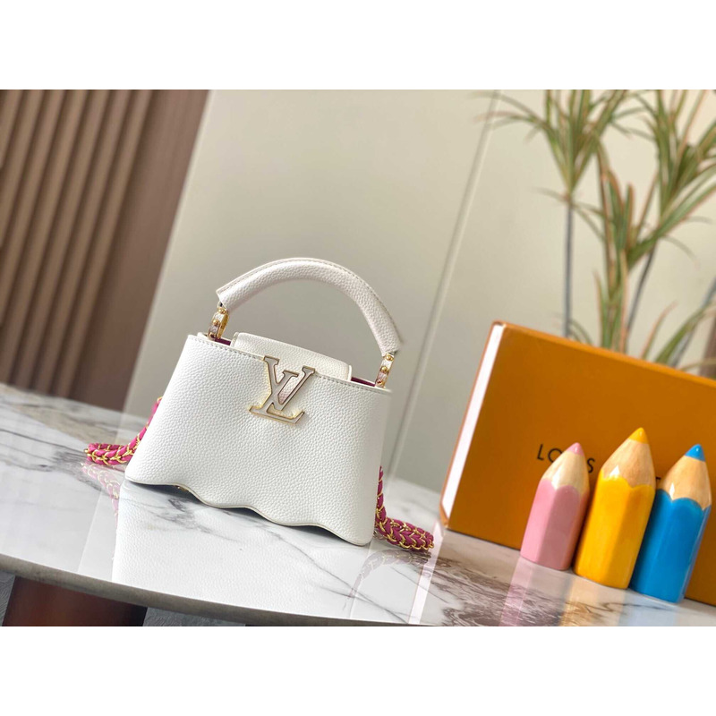 l**is V*t*n capucines mini bag white