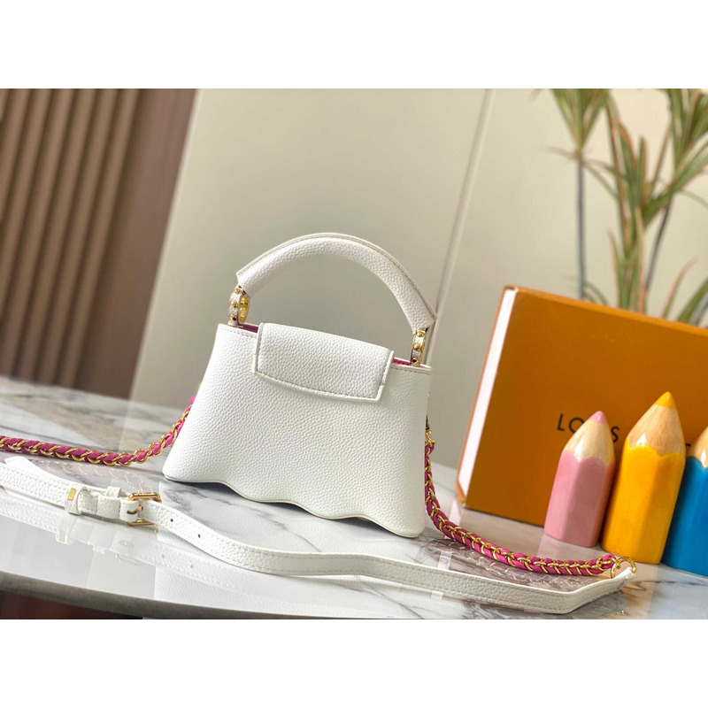 l**is V*t*n capucines mini bag white