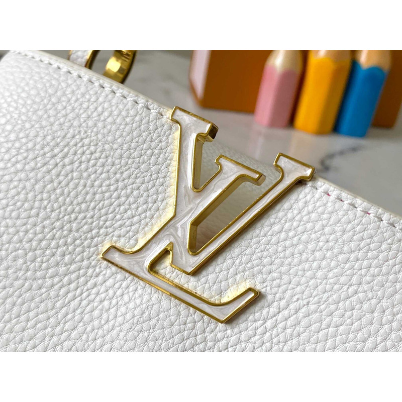 l**is V*t*n capucines mini bag white