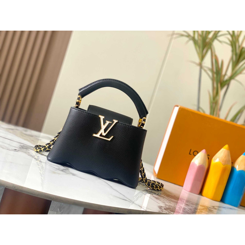 l**is V*t*n capucines mini bag black