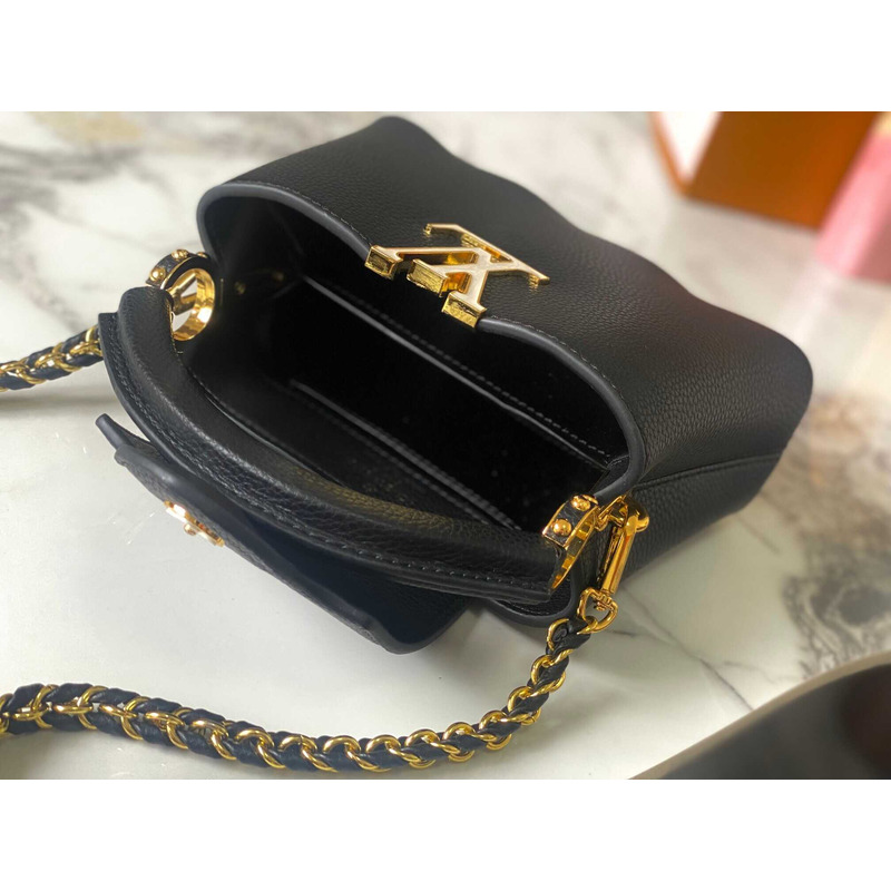 l**is V*t*n capucines mini bag black