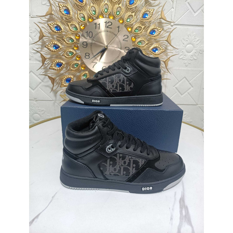 ch**an D*or b27 high top sneaker black