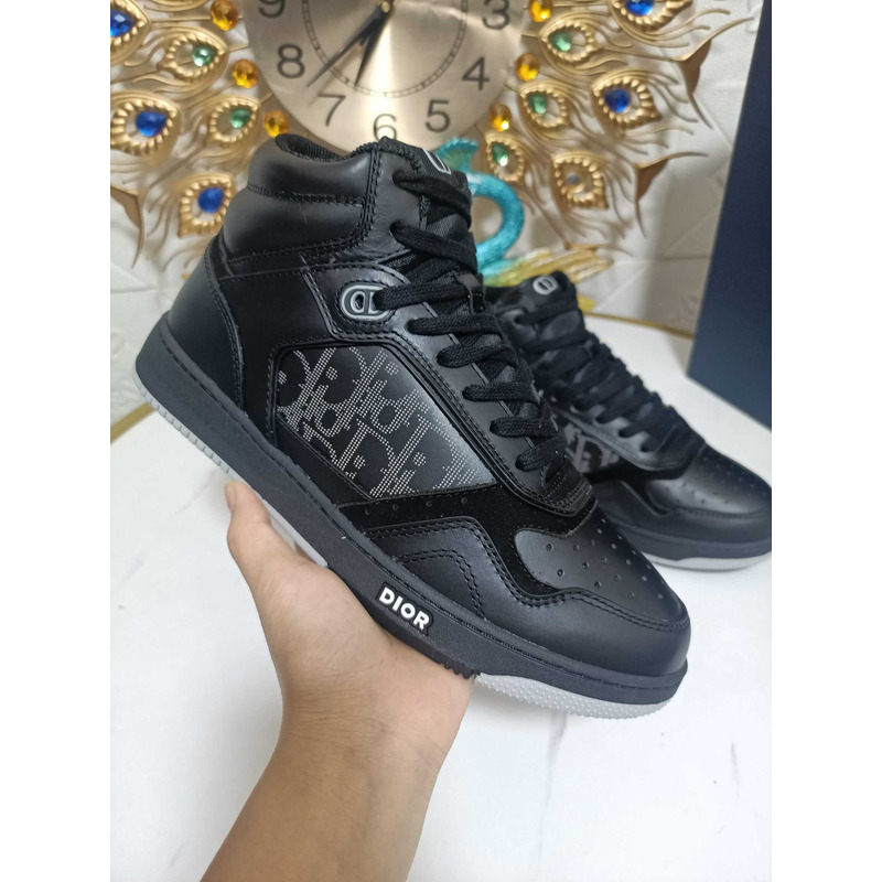 ch**an D*or b27 high top sneaker black