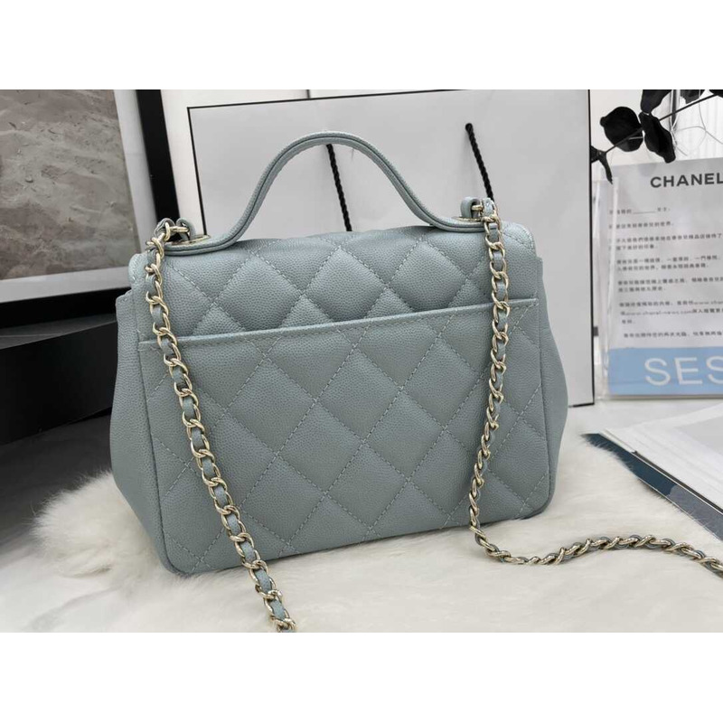 Ch*el mini flap bag blue