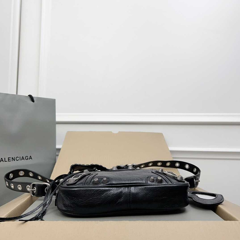 Ba*len*cia*ga neo cagole handbag xs black