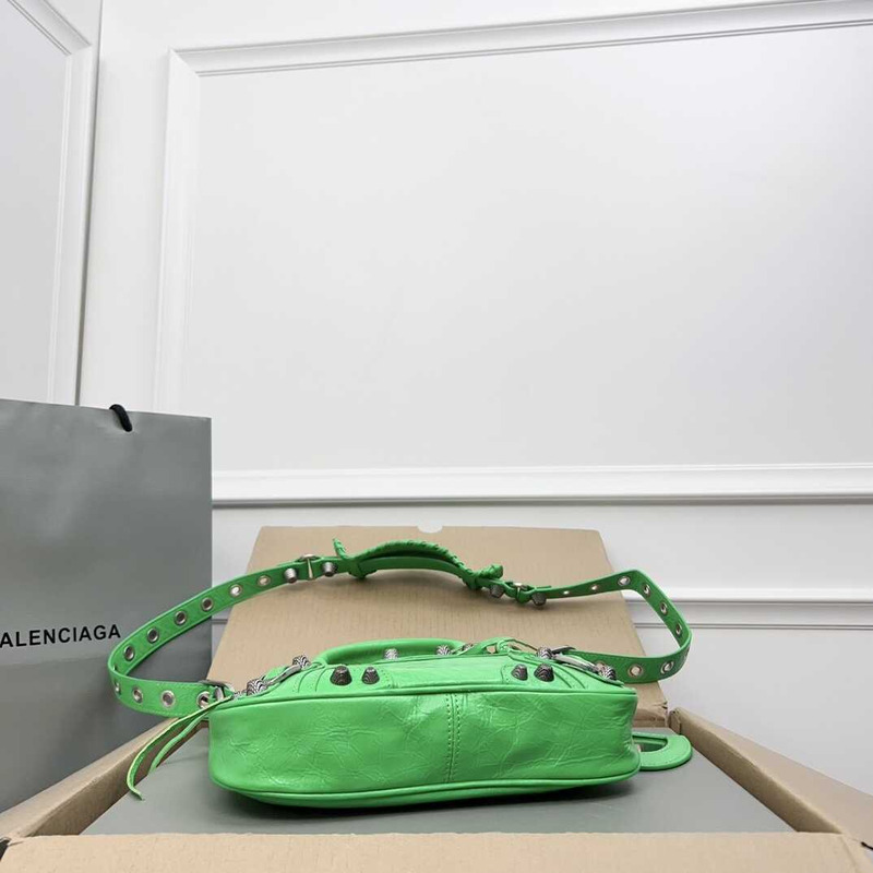 Ba*len*cia*ga neo cagole handbag xs green