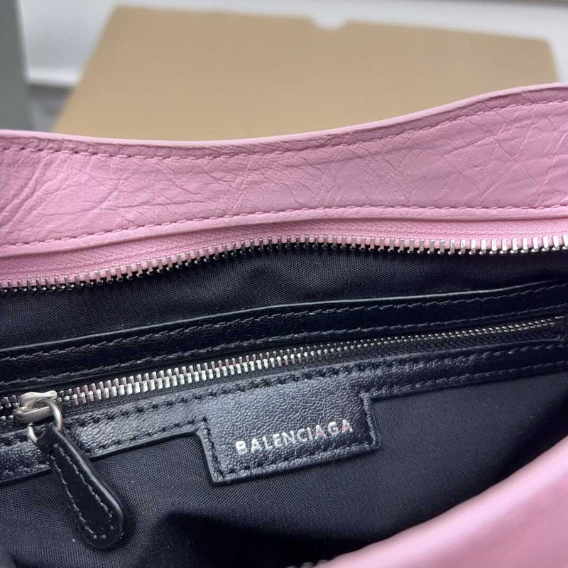 Ba*len*cia*ga neo cagole handbag xs pink