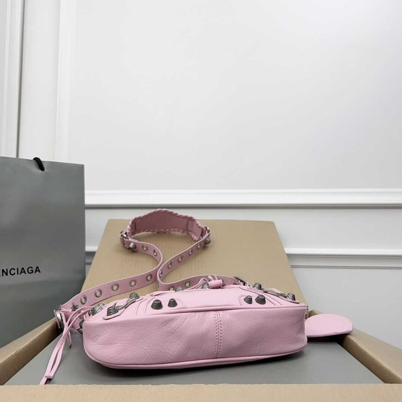 Ba*len*cia*ga neo cagole handbag xs pink