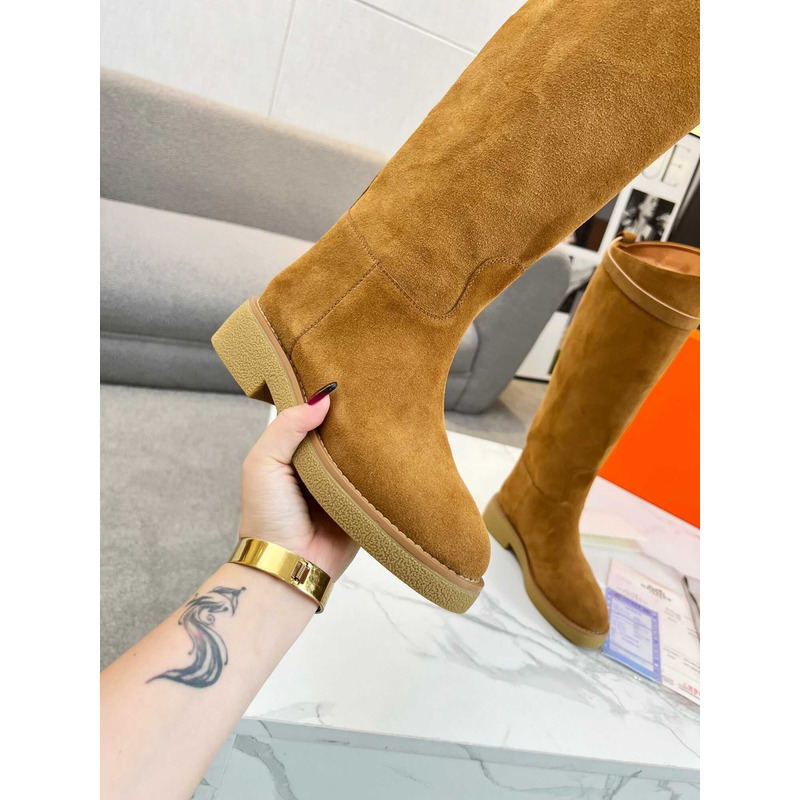 H**mes  faustine boot  yellow