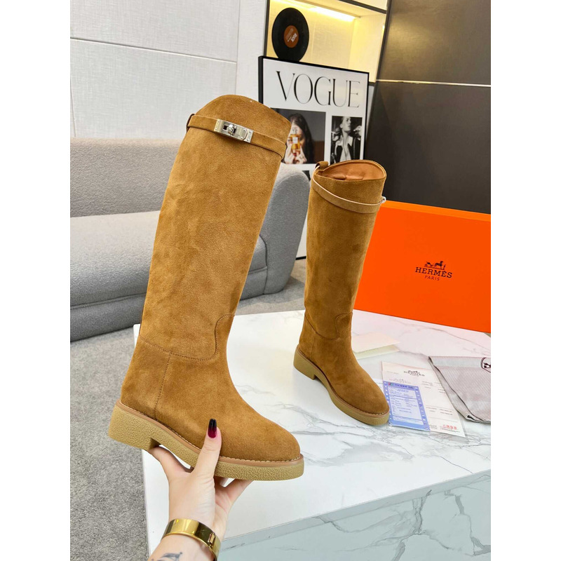 H**mes  faustine boot  yellow