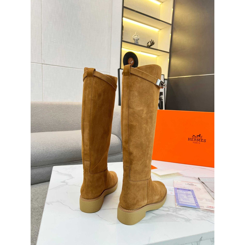 H**mes  faustine boot  yellow