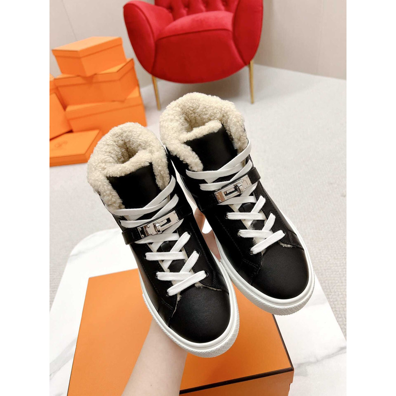 H**mes daydream sneakers black