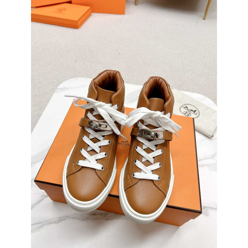 H**mes daydream sneakers brown