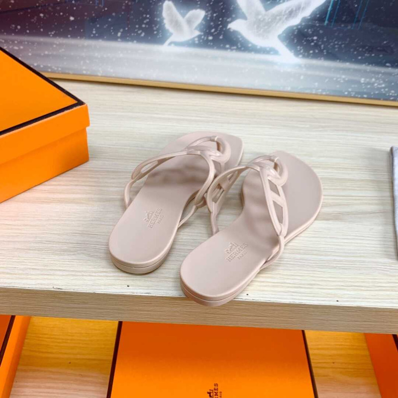 H**mes egerie sandals nude