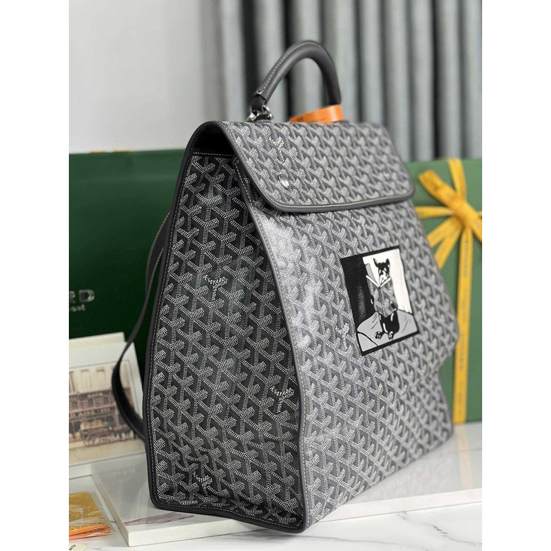 Go*ard saint léger backpack whit print gray