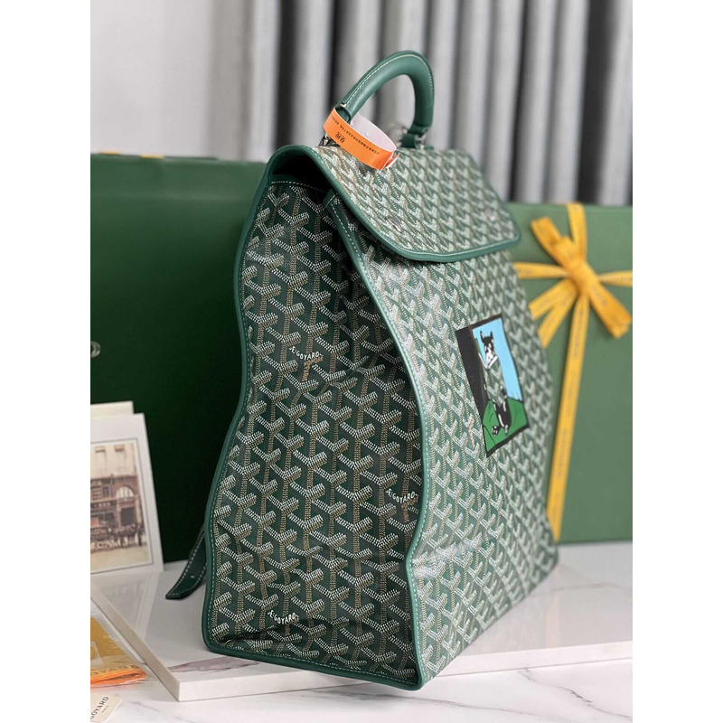 Go*ard saint léger backpack whit print green