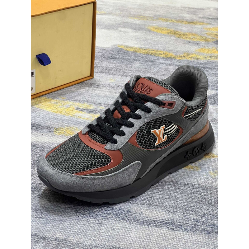 l**is V*t*n run away sneakers grey&orange