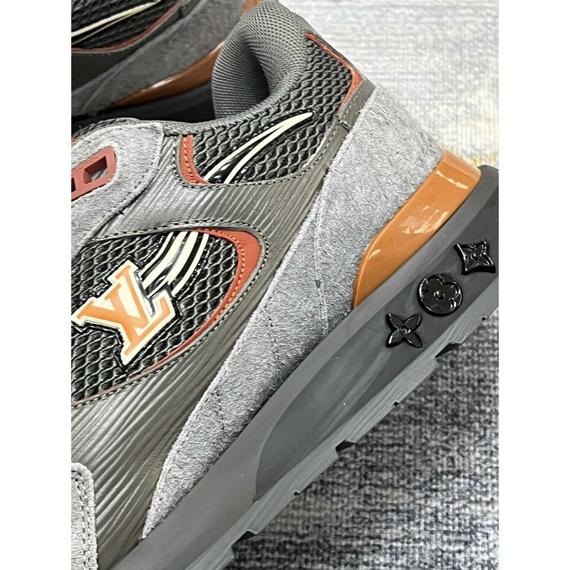 l**is V*t*n run away sneakers grey&orange