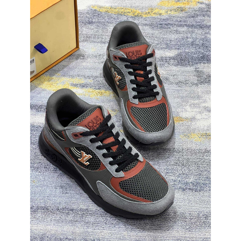 l**is V*t*n run away sneakers grey&orange