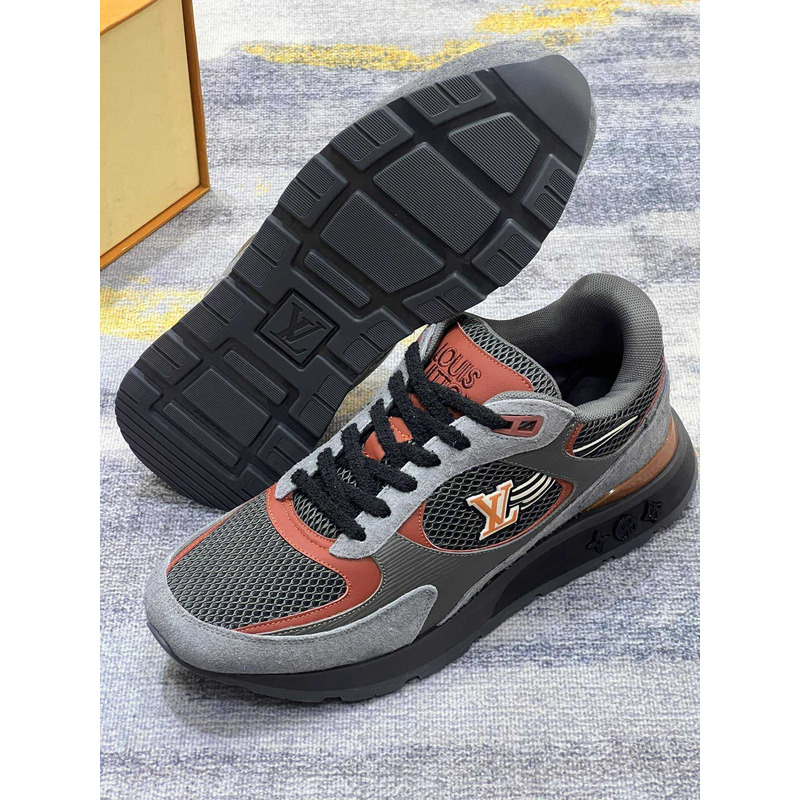 l**is V*t*n run away sneakers grey&orange