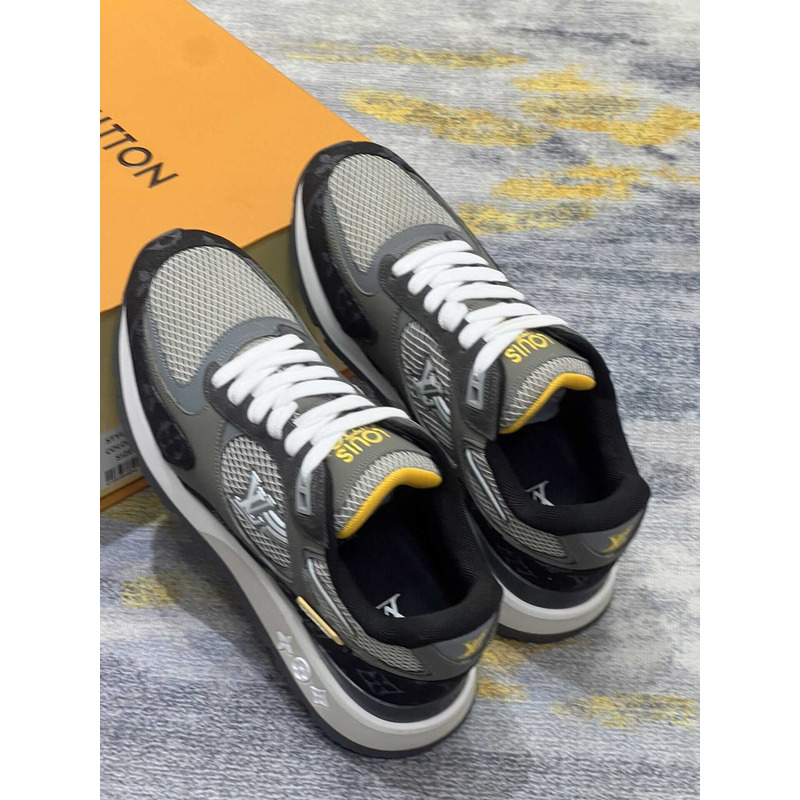 l**is V*t*n run away sneakers grey&black