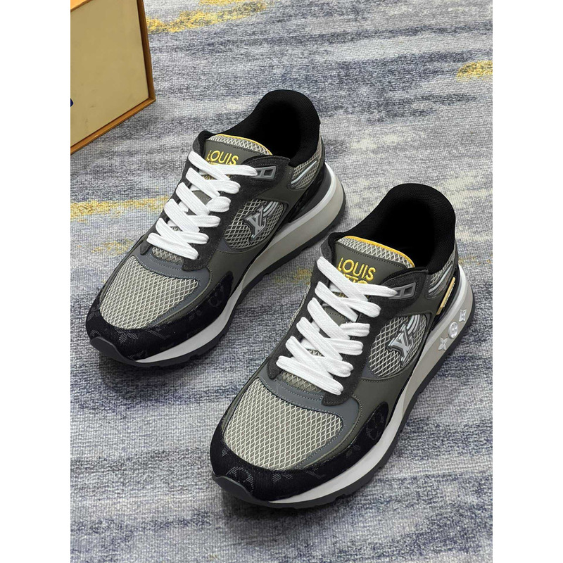 l**is V*t*n run away sneakers grey&black