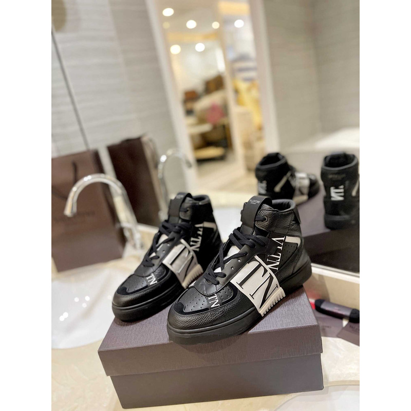 Valentino VLTN High Top Sneaker Black