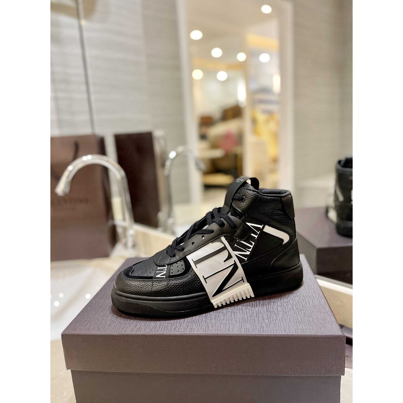 Valentino VLTN High Top Sneaker Black