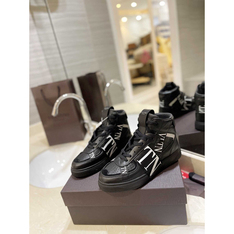 Valentino VLTN High Top Sneaker Black