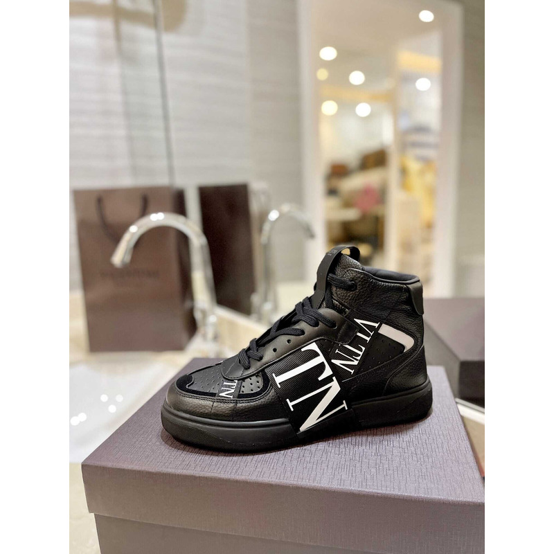 Valentino VLTN High Top Sneaker Black