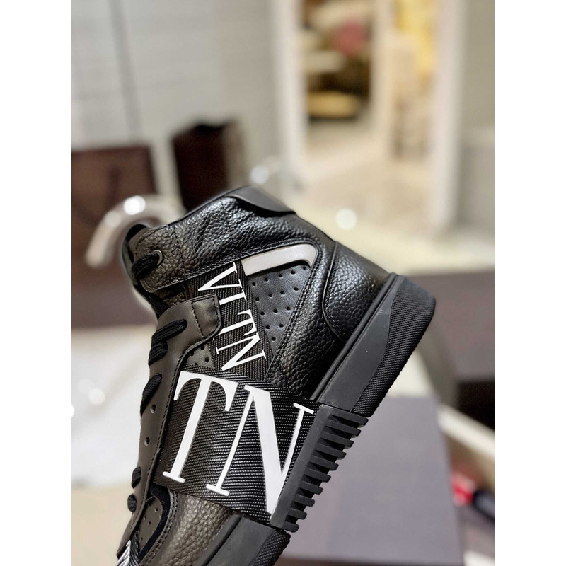 Valentino VLTN High Top Sneaker Black