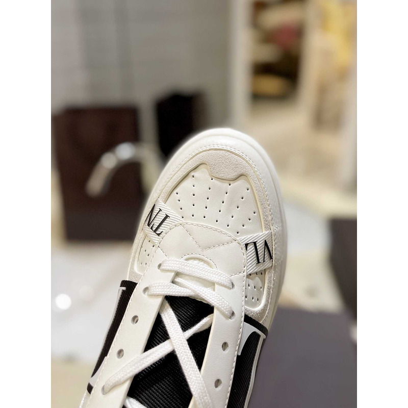 Valentino VLTN High Top Sneaker Black And White