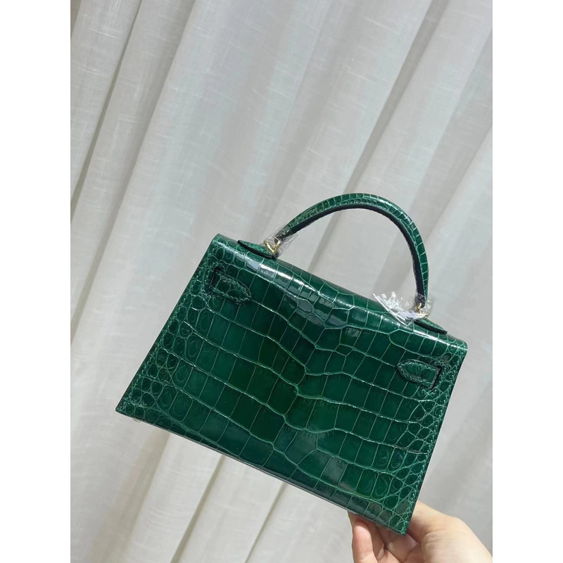 H**mes kylie bag green