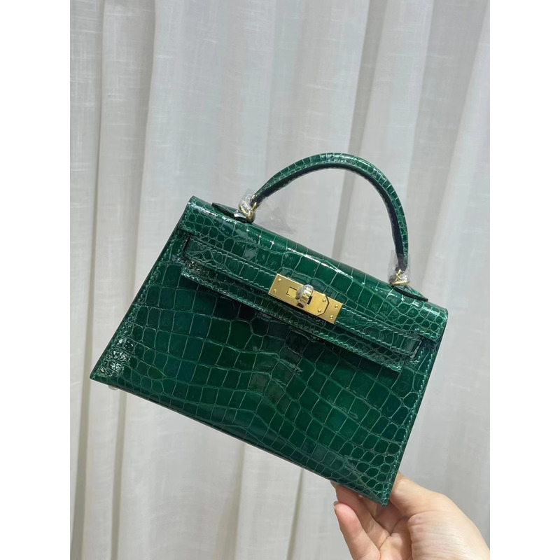 H**mes kylie bag green