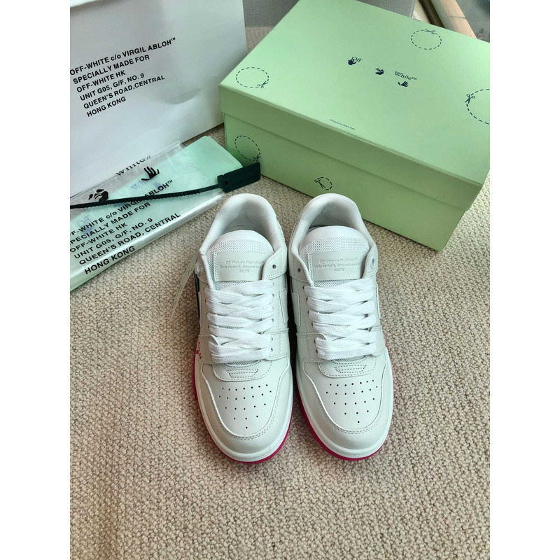 Off White Out Of Office Low-top Sneakers White And Red