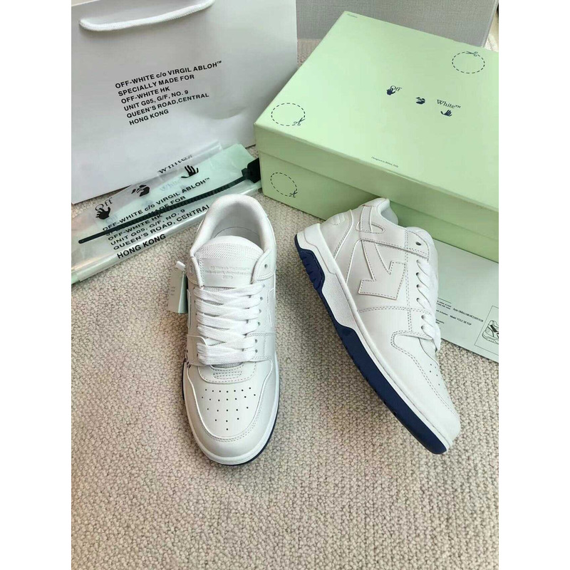 Off White Out Of Office Low-top Sneakers White And Blue