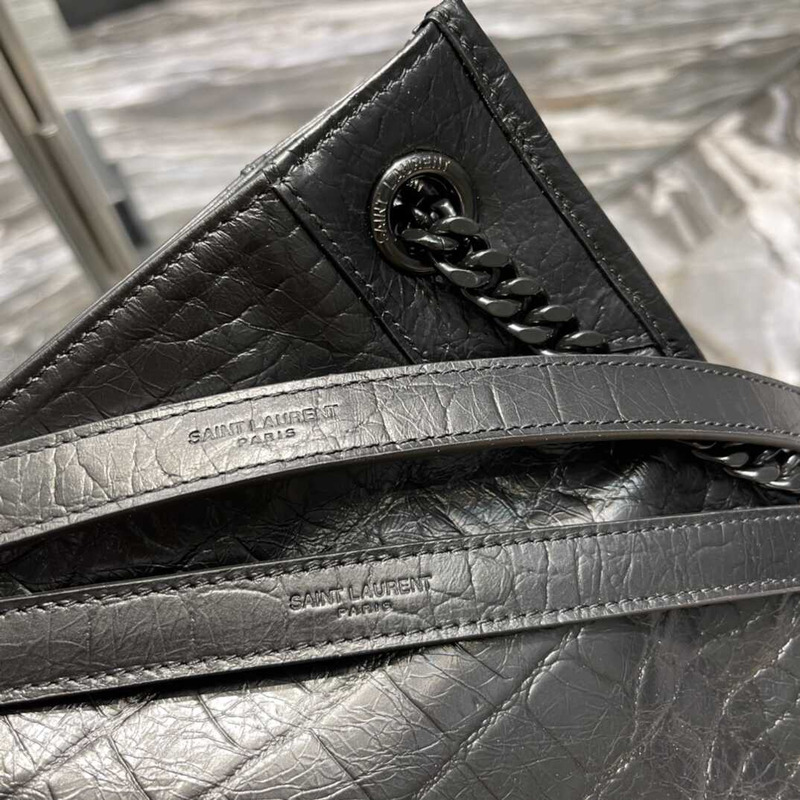 Saint Laurent Niki Leather Bag Black