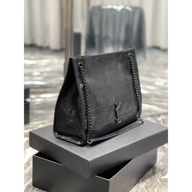 Saint Laurent Niki Leather Bag Black