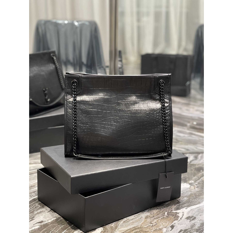 Saint Laurent Niki Leather Bag Black