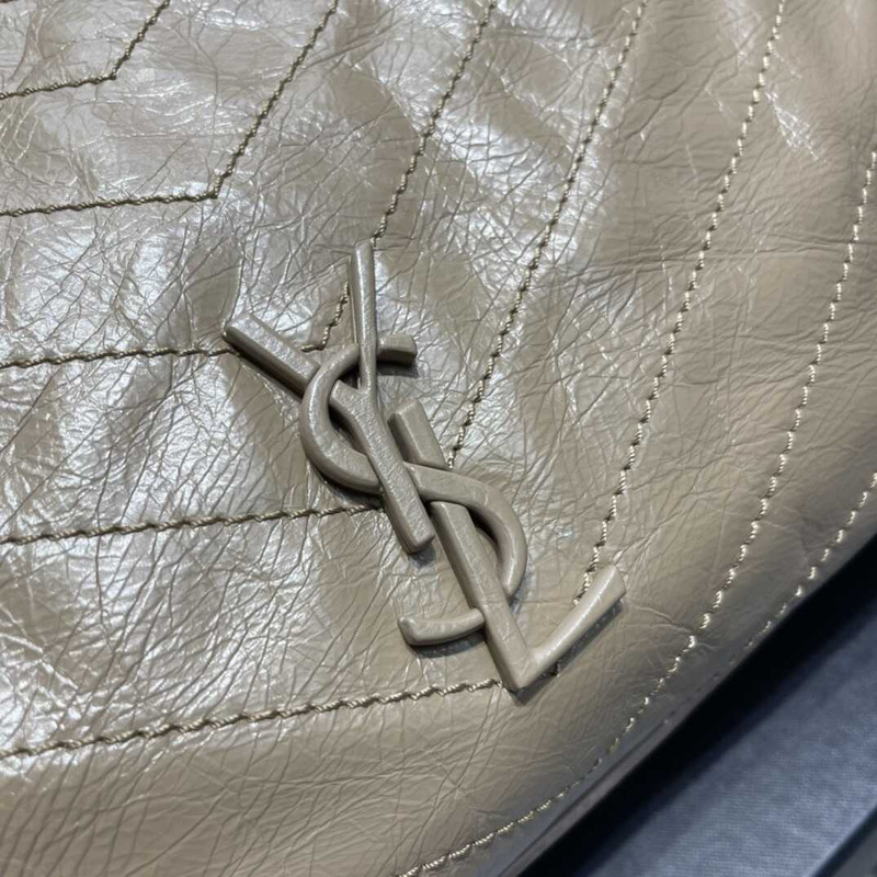 Saint Laurent Niki Leather Bag Beige