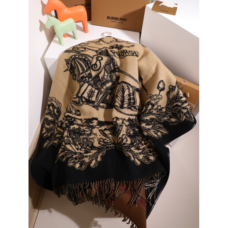 B**rry ekd graphic jacquard cape