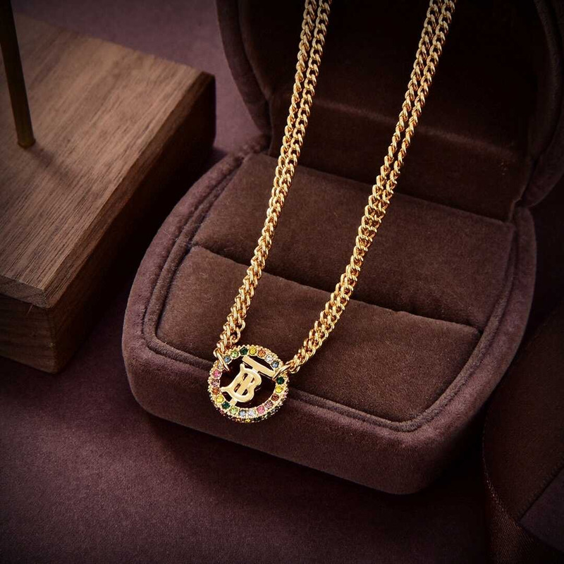 B**rry tb gold necklace