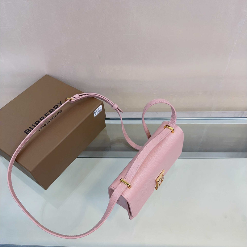 B**rry mini tb monogram lock bag pink