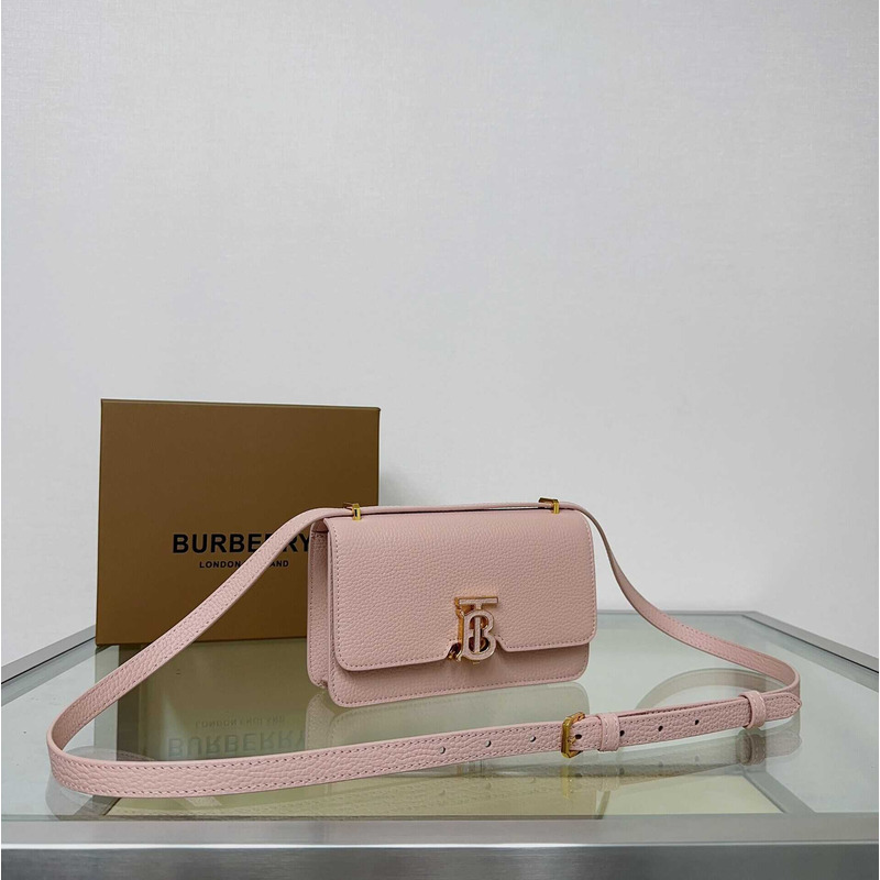 B**rry mini tb monogram lock bag pink