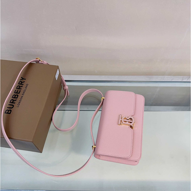 B**rry mini tb monogram lock bag pink